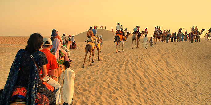 Сафари на верблюдах, Раджастхан
